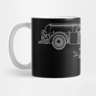 Service Motor Truck Vintage Patent Drawing Mug